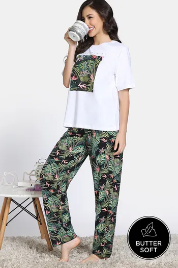 Buy Zivame Knit Poly Pyajama Sets-Tap shoe